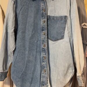 Universal Thread Blue Denim Shirt SIZE XL